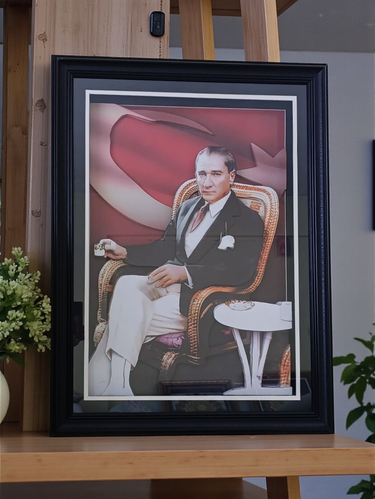 Lider Atatürk Derinlikli Rölyef Tablo